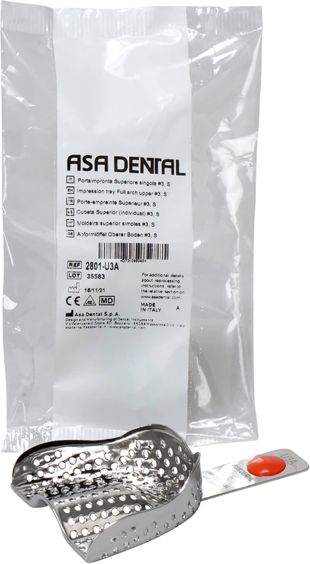 ANATOMIC Abformlöffel Stück OK S, perforiert, rot, 2801-U3A