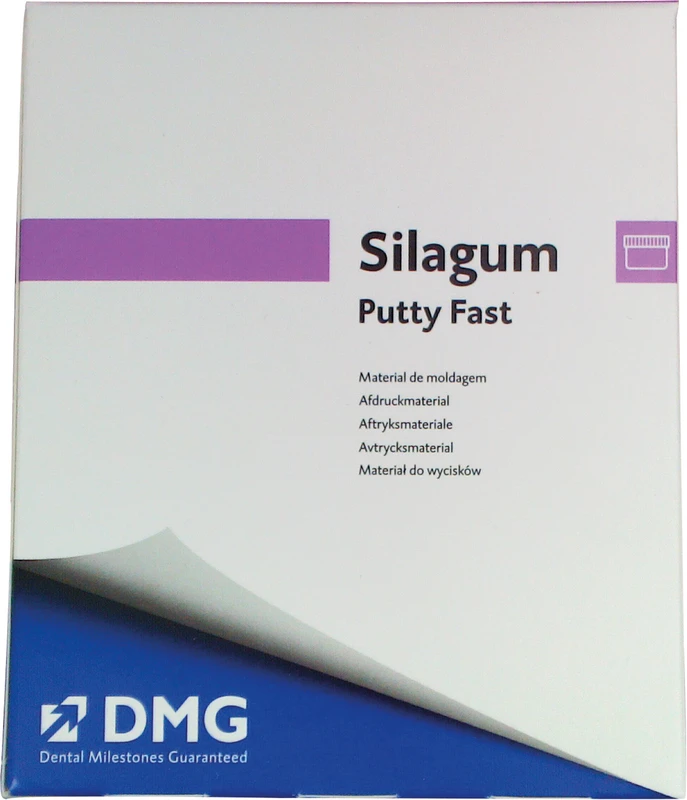 Silagum Putty Packung 262 ml Basispaste, 262 ml Katalysatorpaste, Fast