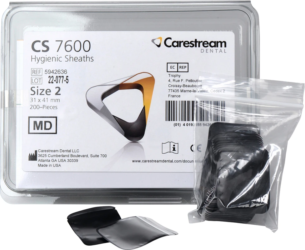 Hygieneschutzhüllen für CS 7600 Packung 200 Stück Gr. 2