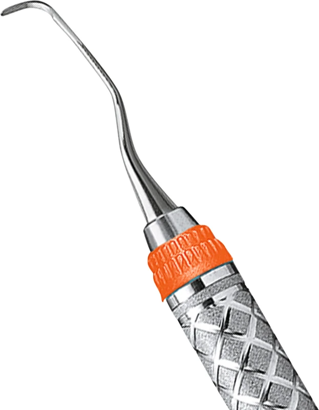 Küretten Gracey Standard EverEdge™ 2.0 Stück Figur 11/12, mesial, Griff #9, orange