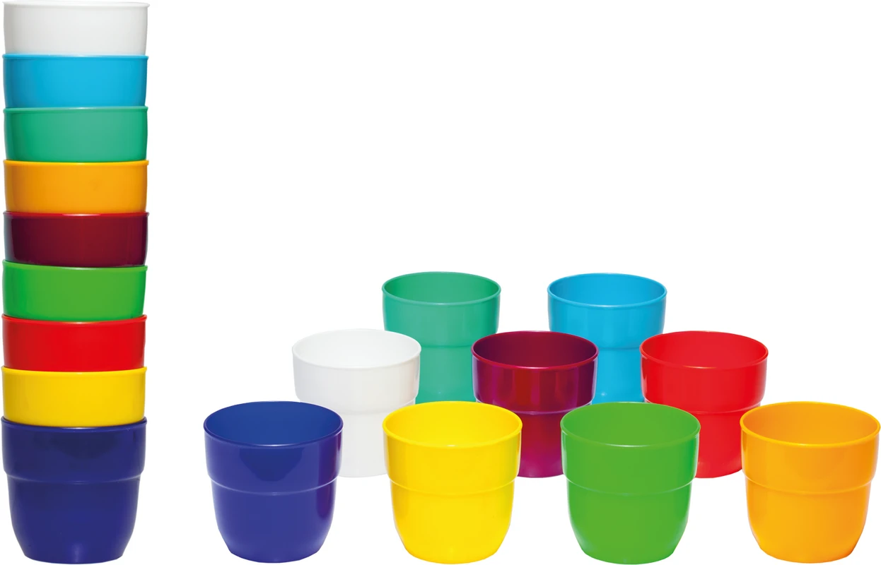 Classico Colore Mundspülbecher Packung 10 Stück weiß