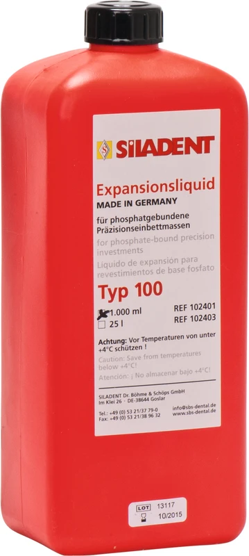 Expansionsliquid Typ 100 Flasche 1 Liter Typ 100