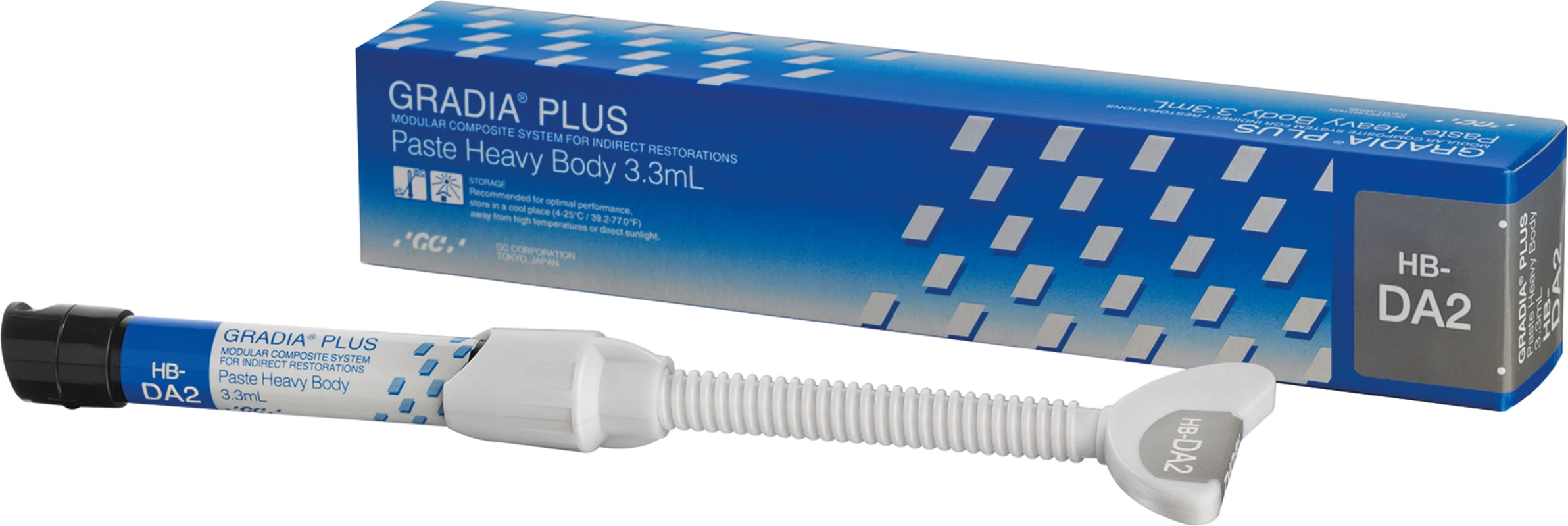 GC GRADIA® PLUS Spritze 3,3 ml Paste HB-DA2 GC GRADIA® PLUS GC