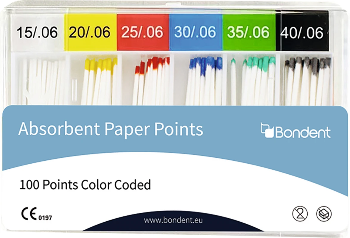 Paper Points Packung 100 Stück Taper.06, ISO 025