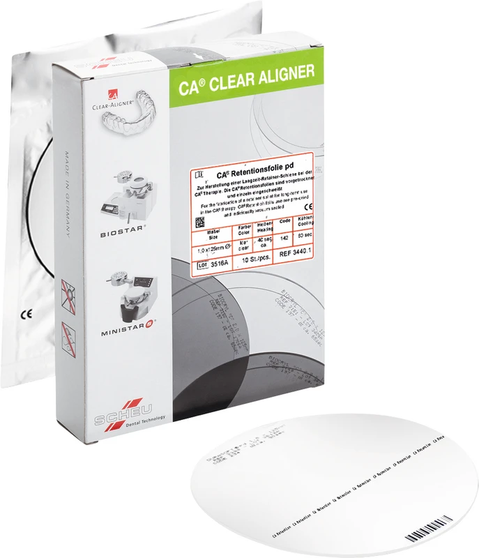 CA® Retentionsfolie pd Packung 10 Stück 1 x 125 mm