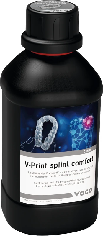 V-Print splint comfort Flasche 1.000 g clear