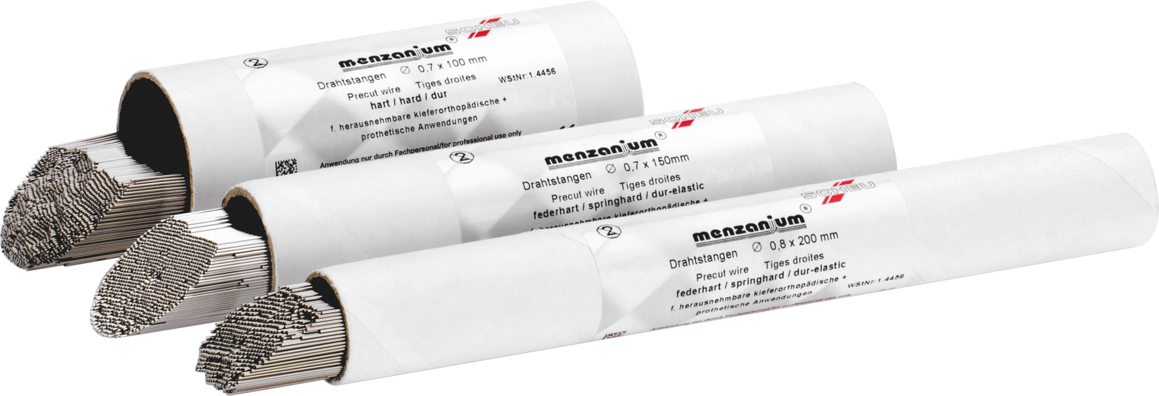 MENZANIUM® Drahtstangen SCHEU-DENTAL