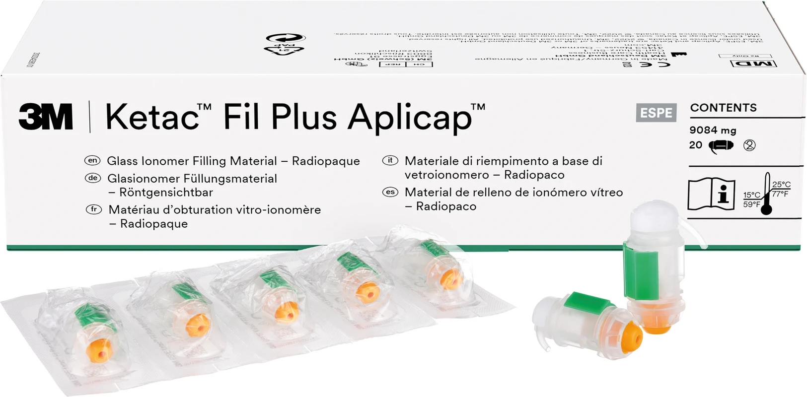 Ketac™ Fil Plus Packung 20 Kapseln A3,5