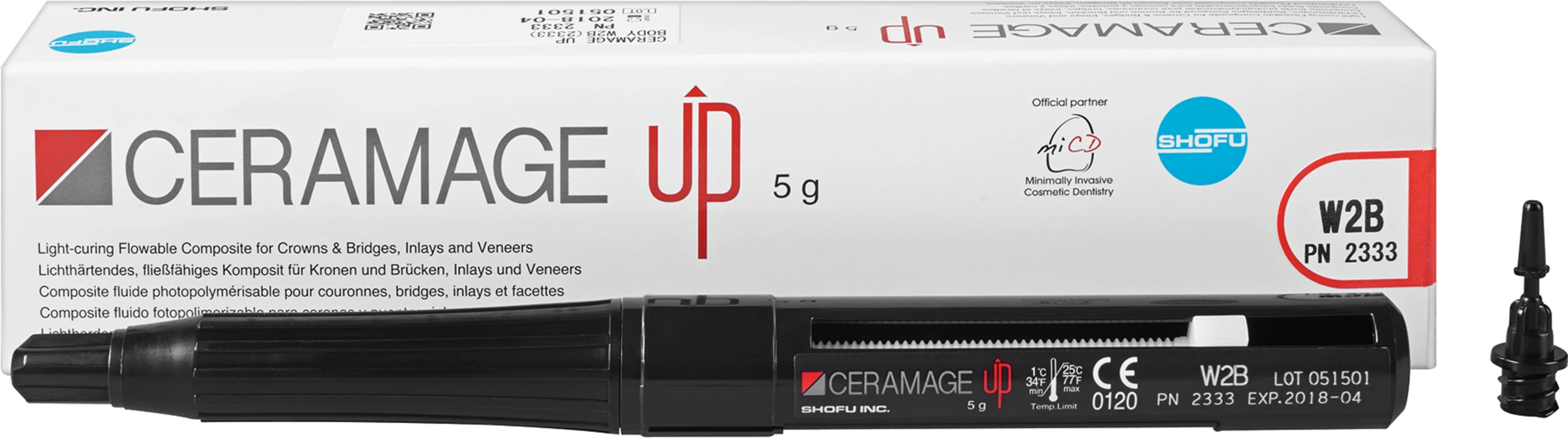CERAMAGE UP Spritze 5 g Komposit body W2