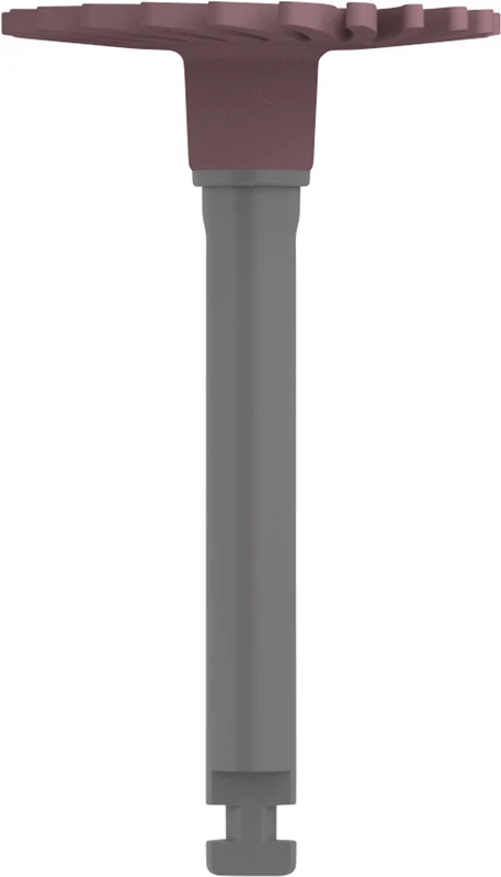 Omnipol für Keramik/Zirkon Stück rot mittel RA, Spirale, Ø 12,7 mm