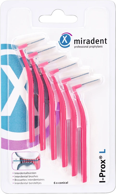 I-Prox® L Packung 6 Stück pink, xx-fine, Ø 1,8 mm, gerade