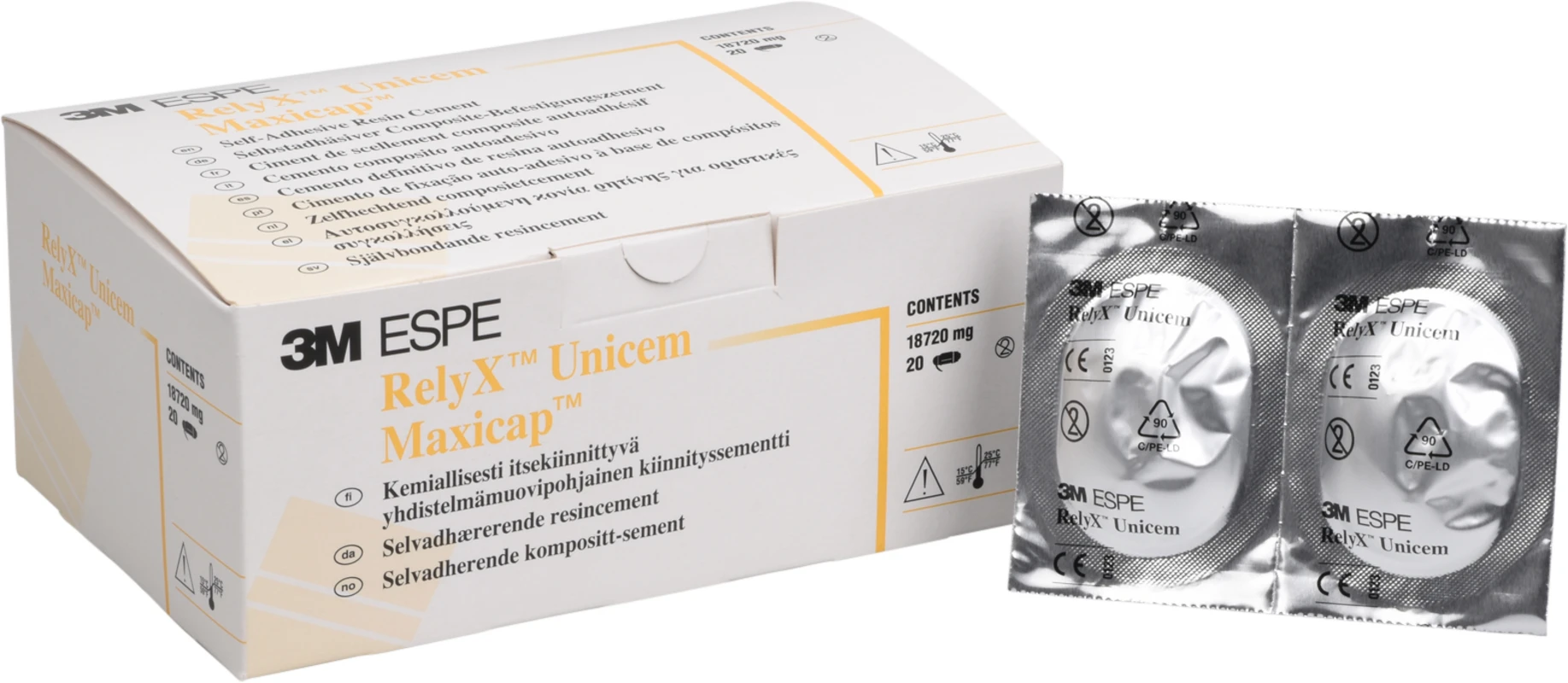 RelyX™ Unicem Packung 20 Maxicap Kapseln transluzent