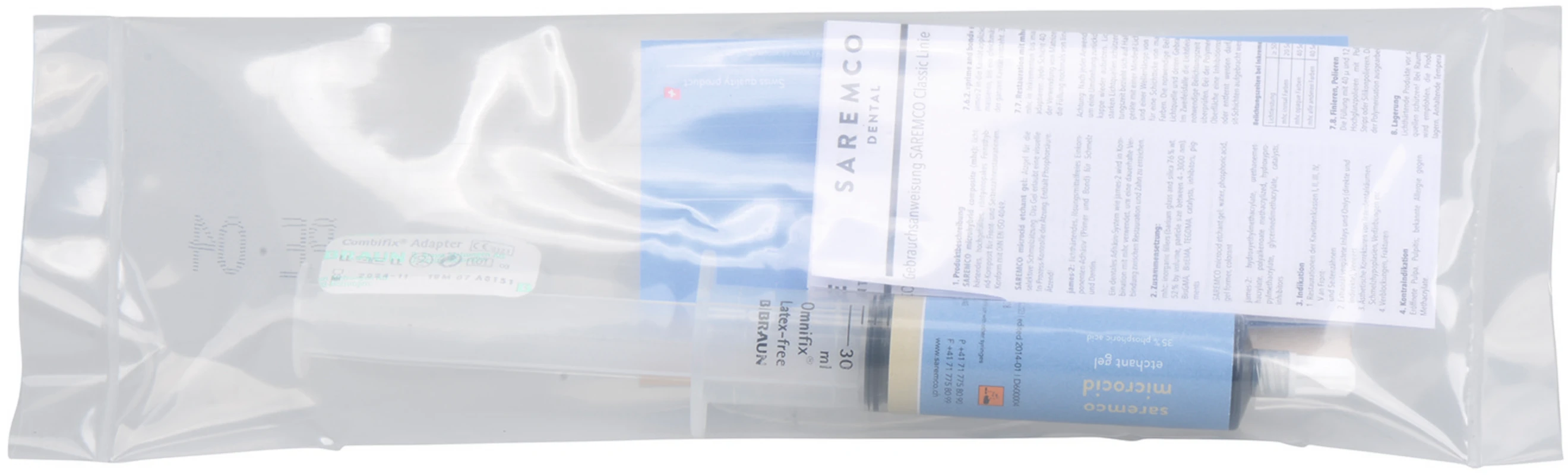 microcid etchant gel Refill Spritze 25 ml, blau