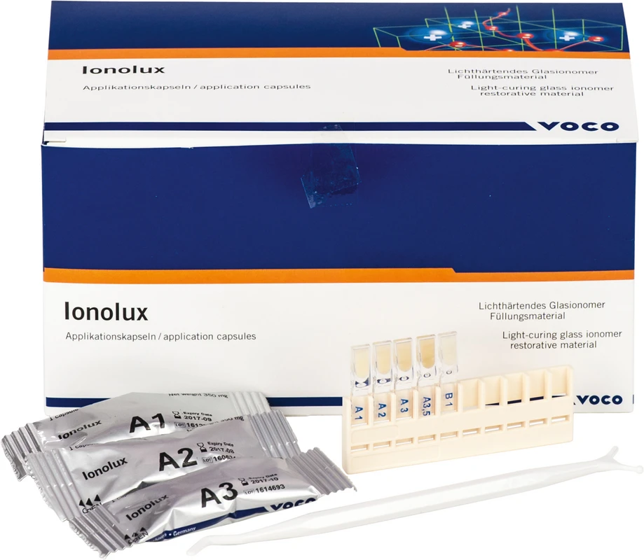 Ionolux® Set 50 Kapseln (10 x A1,10 x A2, 30 x A3), Zubehör