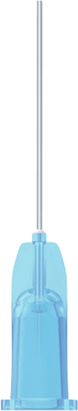 transcodent™ Einmal-Pastenkanülen Packung 100 Stück blau, 0,6 x 23 mm mit Luer &amp; Lock