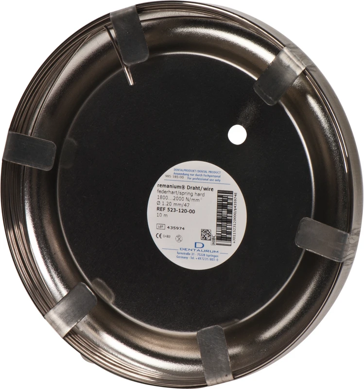 remanium® Draht Laborrolle rund, federhart, Ø 1,20 mm
