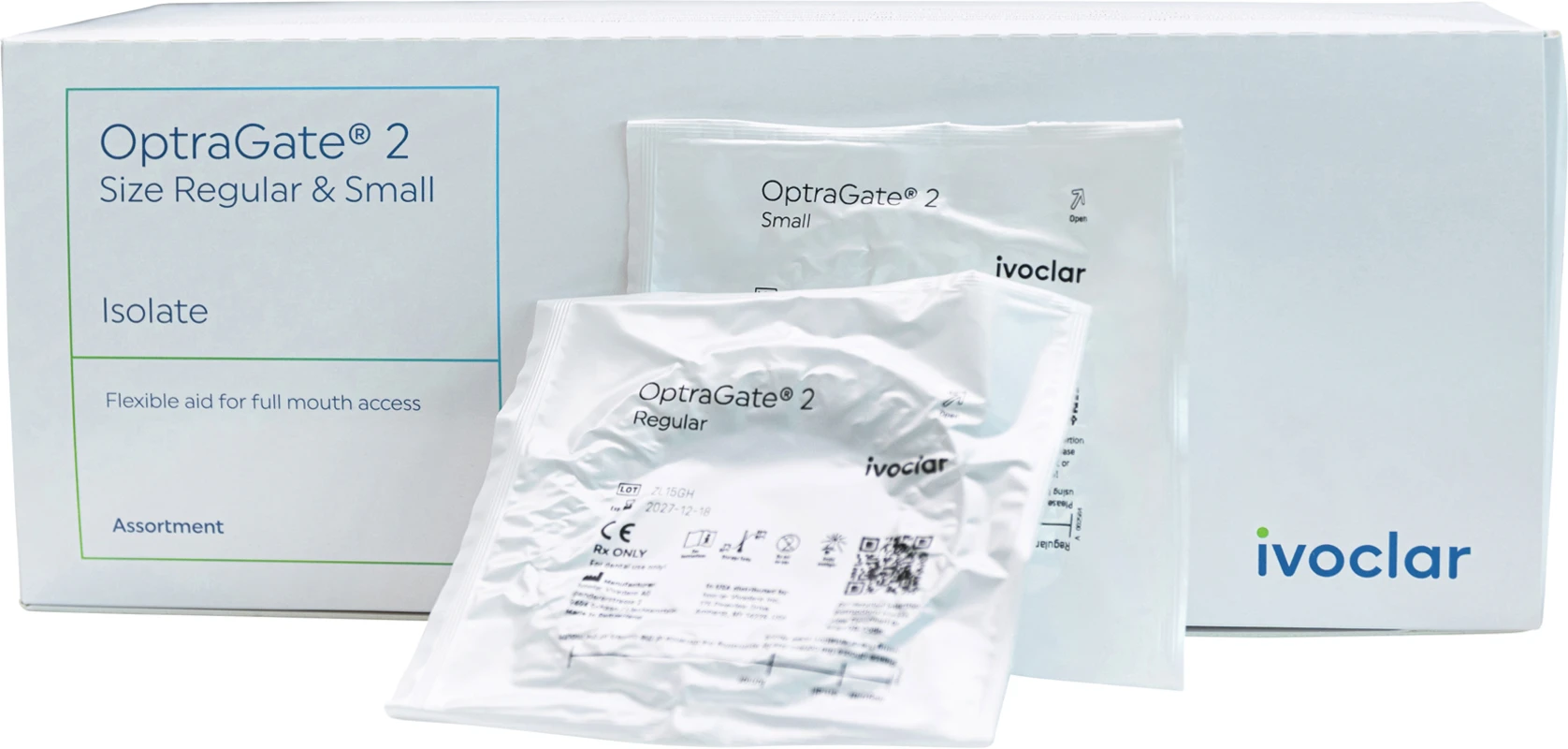 OptraGate® 2 Packung 2 x 40 Stück (small, regular), latexfrei