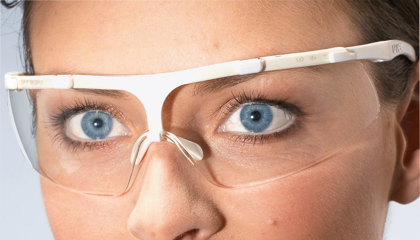 Hager iSpec® Slim Fit Stück Brille weiß
