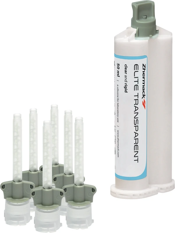 Elite Transparent Packung 50 ml Doppelkartusche, transparent