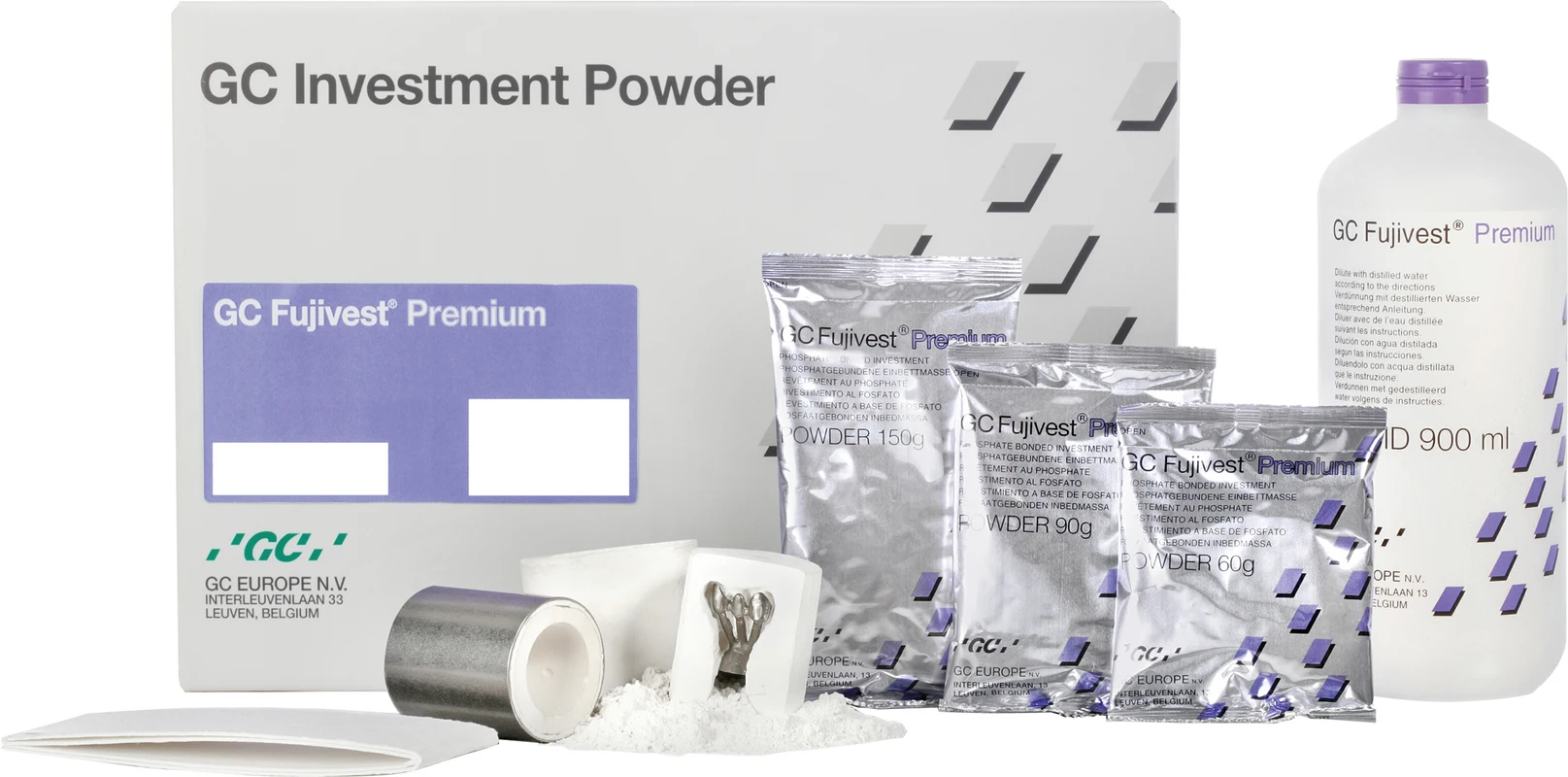 GC Fujivest® Premium Karton 40 x 150 g Beutel GC Fujivest® Premium GC
