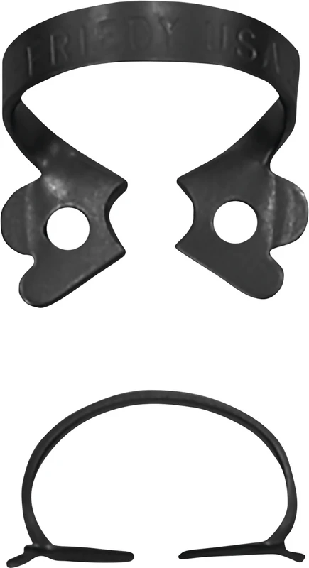 Kofferdam-Klammer Black Line Stück Figur 209, für Prämolar