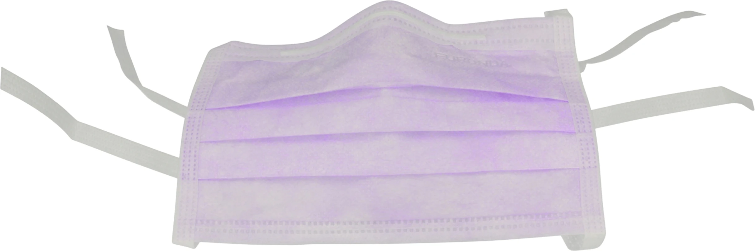Monoart® Mundschutz Protection 3 Box 50 Stück zum Binden, lila