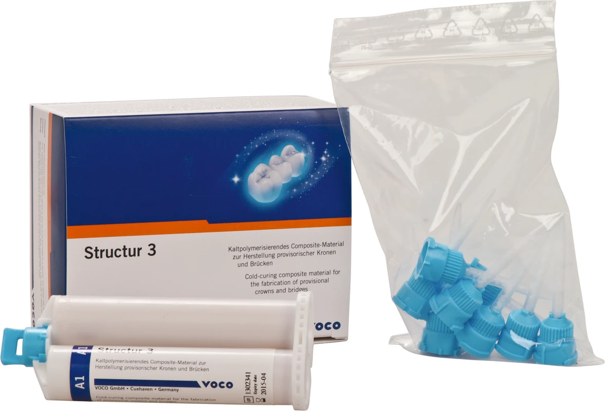Structur 3 Packung 50 ml Doppelkartusche A1, Mischkanülen Typ 6