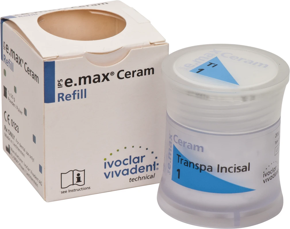 IPS e.max® Ceram Dose 20 g Pulver transpa incisal 1