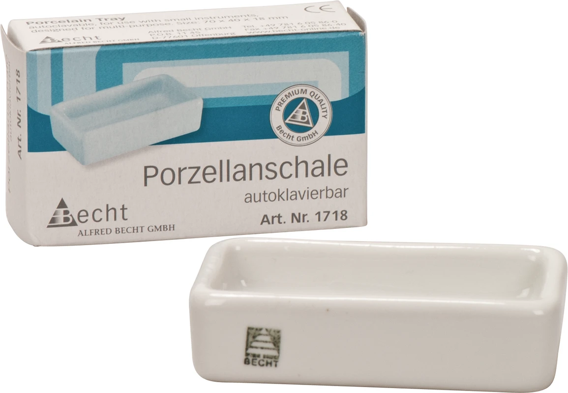 Porzellanschälchen Stück 70 x 40 x 18 mm