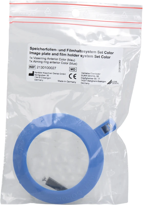 Speicherfolien/Filmhaltersystem Stück Visierring für Anterior, blau
