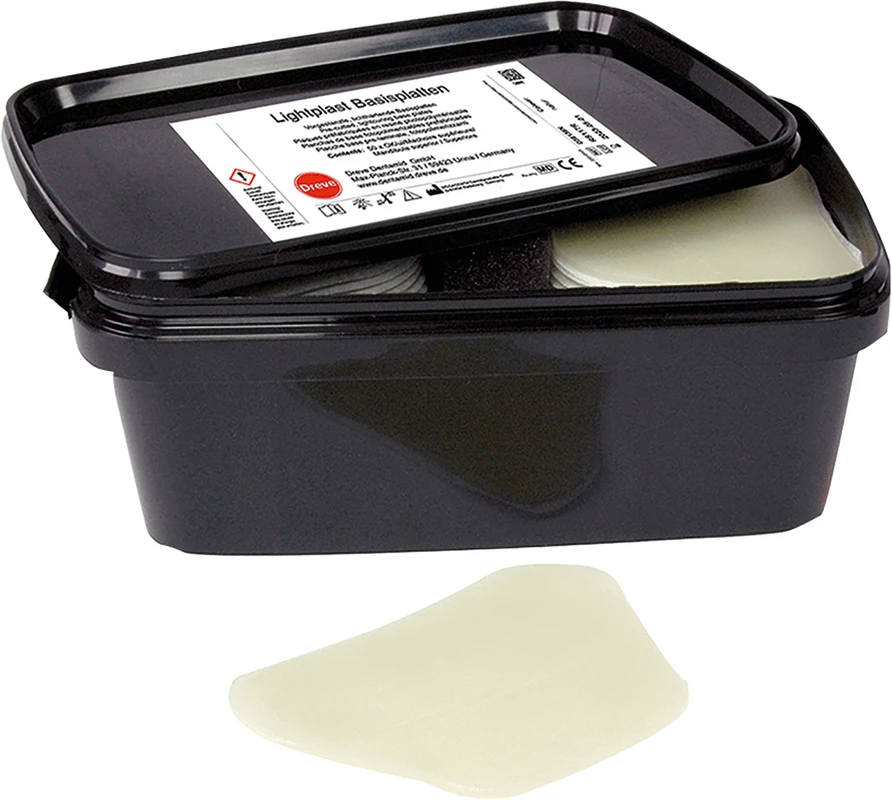 LIGHTPLAST-Platten Packung 50 OK-Kunststoff-Basisplatten natur