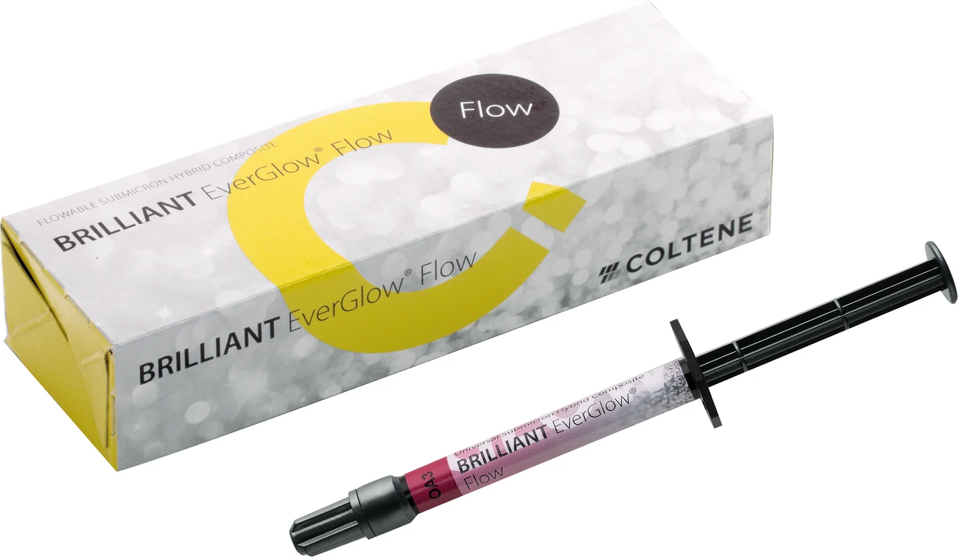 BRILLIANT EverGlow™ Flow Packung 2 g Spritze A3 opaque, Applikationsnadeln