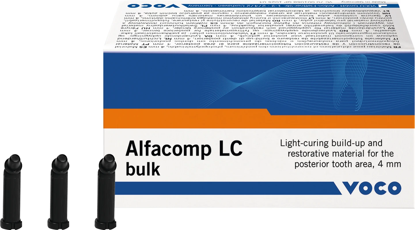 Alfacomp LC bulk Packung 16 x 0,25 g Cap blaugrau