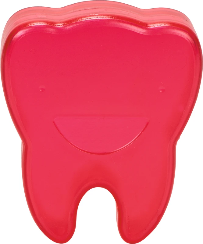 Zahnboxen Stück rot, Abmessung (65 x 55 x 15 mm)