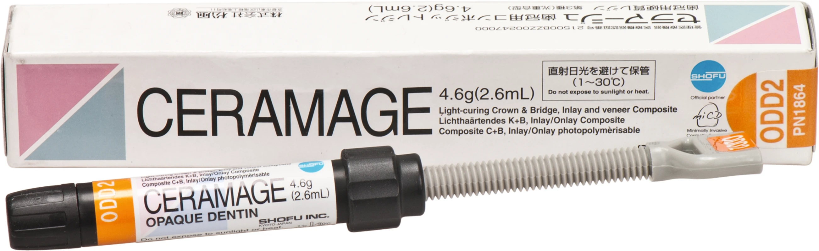 CERAMAGE Spritze 4,6 g opaque dentin D2 CERAMAGE SHOFU