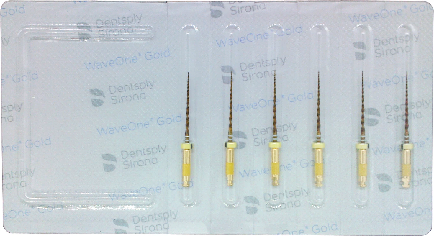 WaveOne® Gold Packung 6 Stück SMALL, 21 mm, Taper.07 ISO 020
