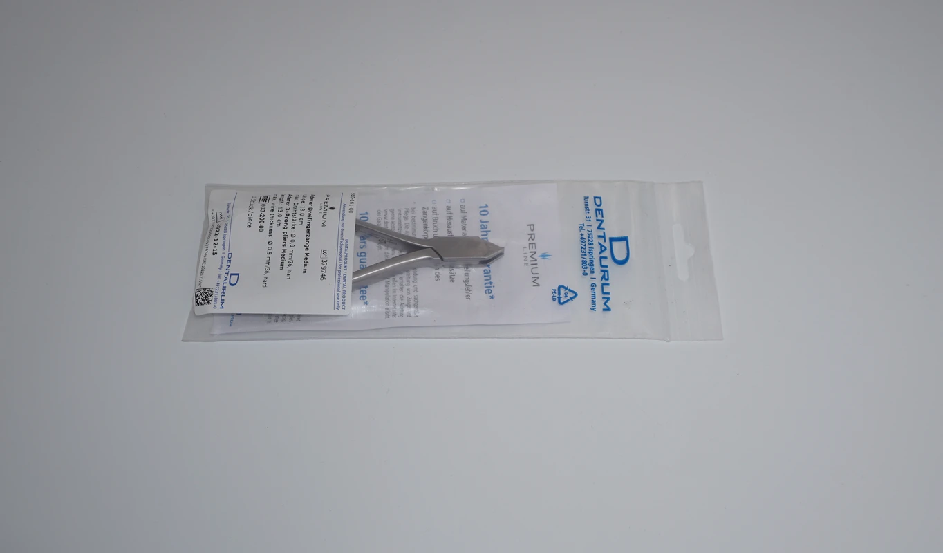 Dreifingerzange nach Aderer Stück 003-200-00, medium