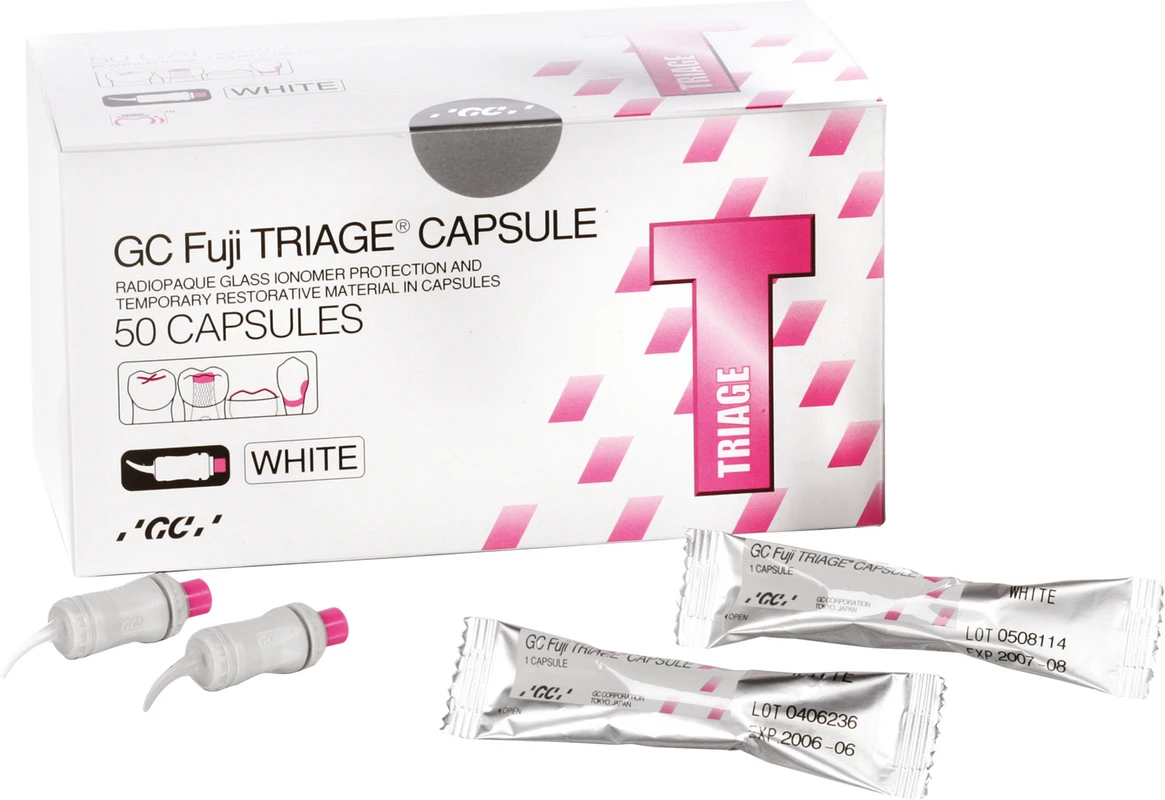 GC Fuji TRIAGE® Packung 50 Stück weiß GC Fuji TRIAGE® GC