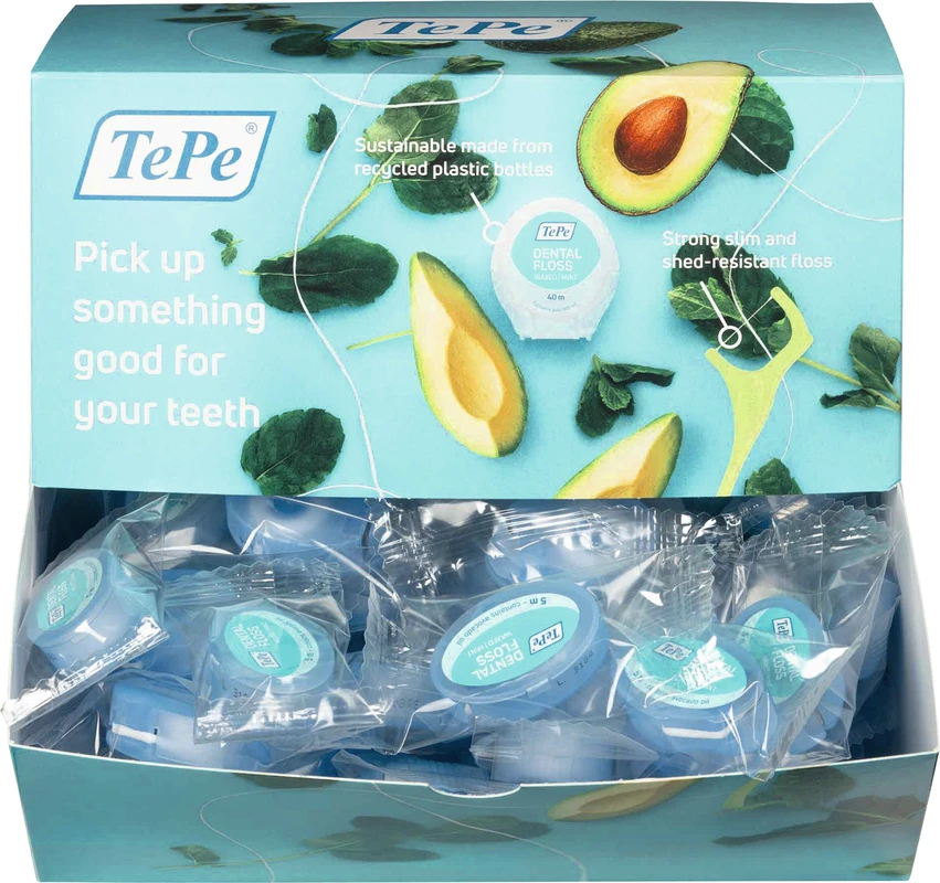 TePe® Dental Floss Dispenserbox 80 Spender Floss