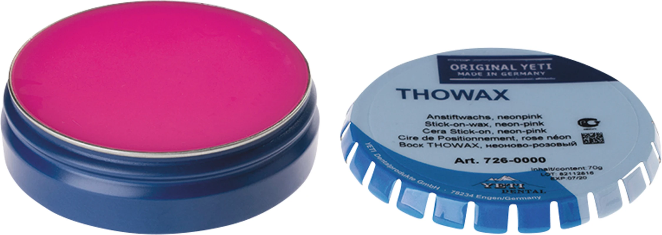 THOWAX Stick-on-Wachs Dose 70 g, neonpink