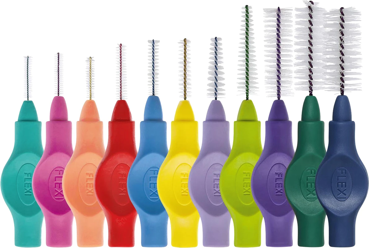 FLEXI® Interdentalbürsten PHD Value Pack 25 Stück lemon, PHD 1.1 (Ø 0,7 mm), ISO 3