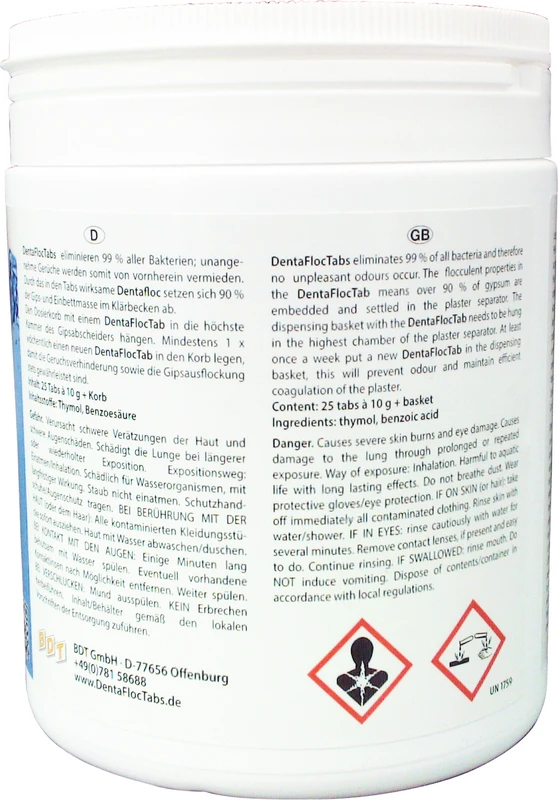DentaFloc Tabs Dose 25 Stück