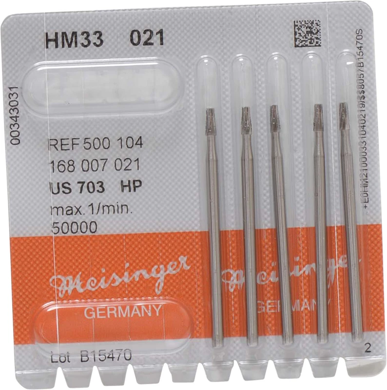 HM-Bohrer 33 Packung 5 Stück HP, Figur 168, 4,9 mm, ISO 021