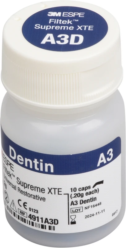Filtek™ Supreme XTE Universal Packung 10 x 0,2 g Kapsel dentin A3