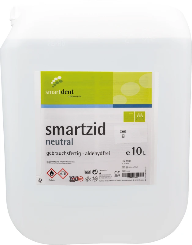 smartzid Flächendesinfektion Kanister 10 Liter Neutral