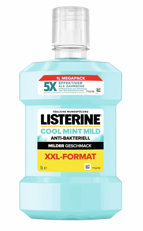 LISTERINE® COOL MINT MILDER GESCHMACK Flasche 1.000 ml