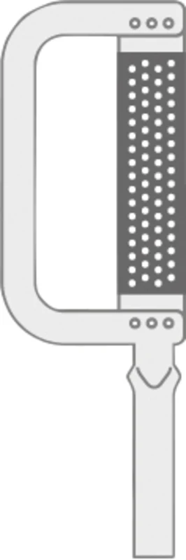 Ortho-Strips One Sided Packung 3 Stück einseitig diamantiert, rechts, 80 µm