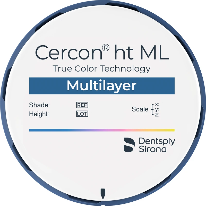 Cercon® ht ML Stück Ø 98 mm H 14 mm, A1
