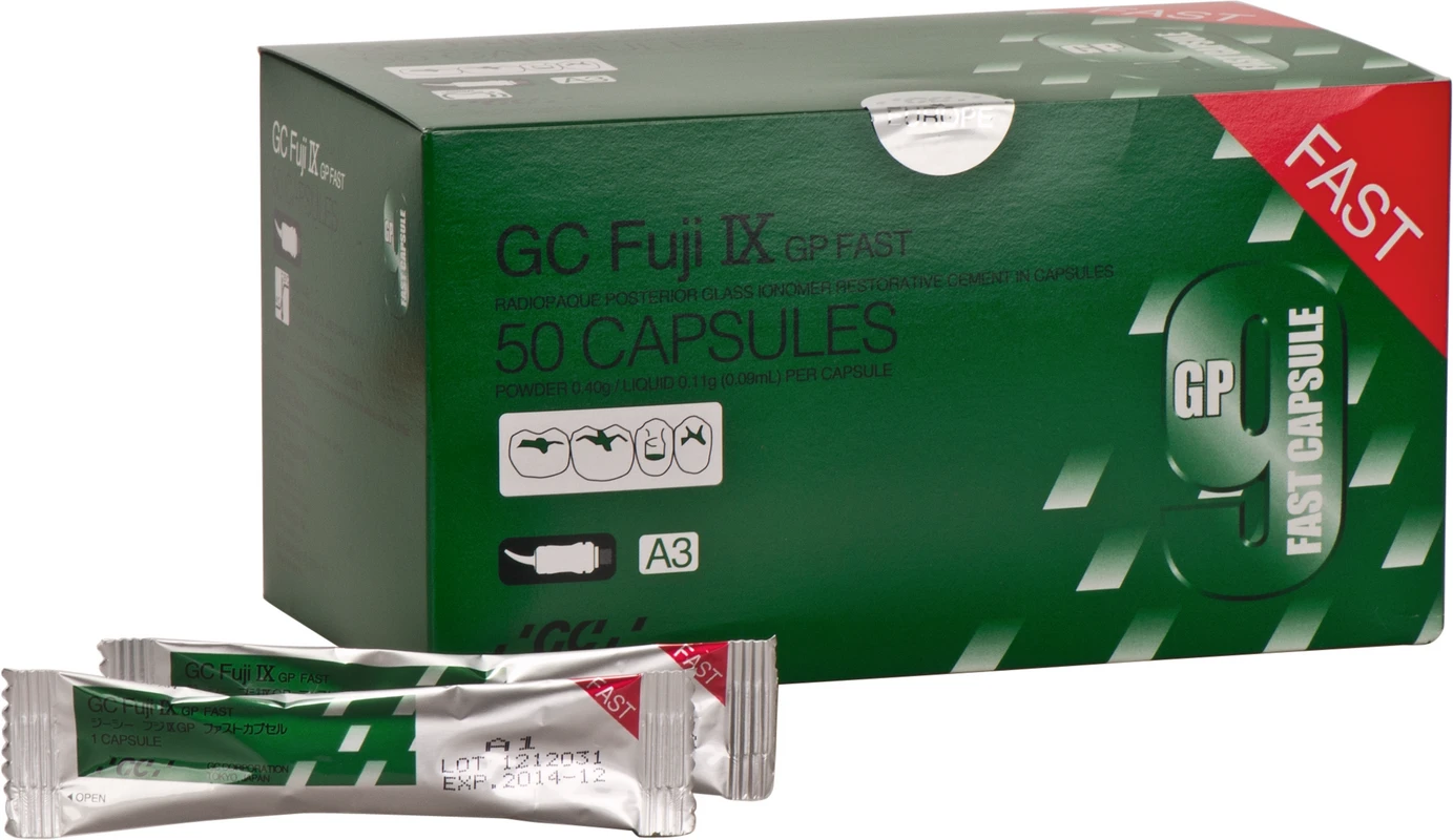 GC Fuji® IX GP Packung 50 Kapseln A3 schnellhärtend GC Fuji® IX GP GC