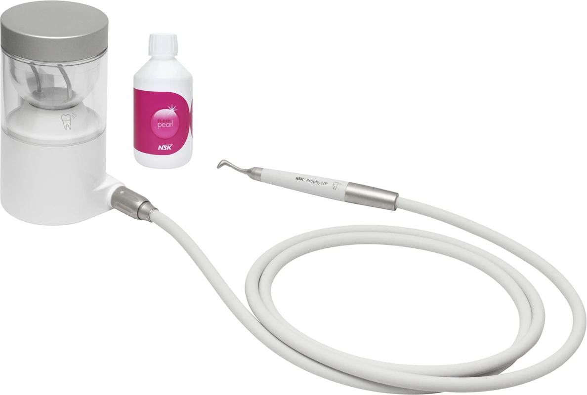 Varios Combi Pro2 Prophy Set Set Handstück, Schlauch, Pulverkammer, FLASH peral Prophylaxepulver